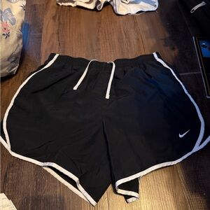 Nike Black Shorts with White Trim